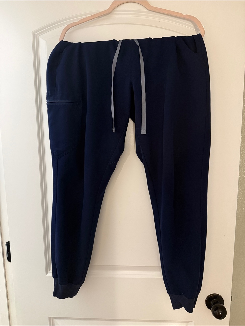 Men's Navy Drawstring Jogger Pants